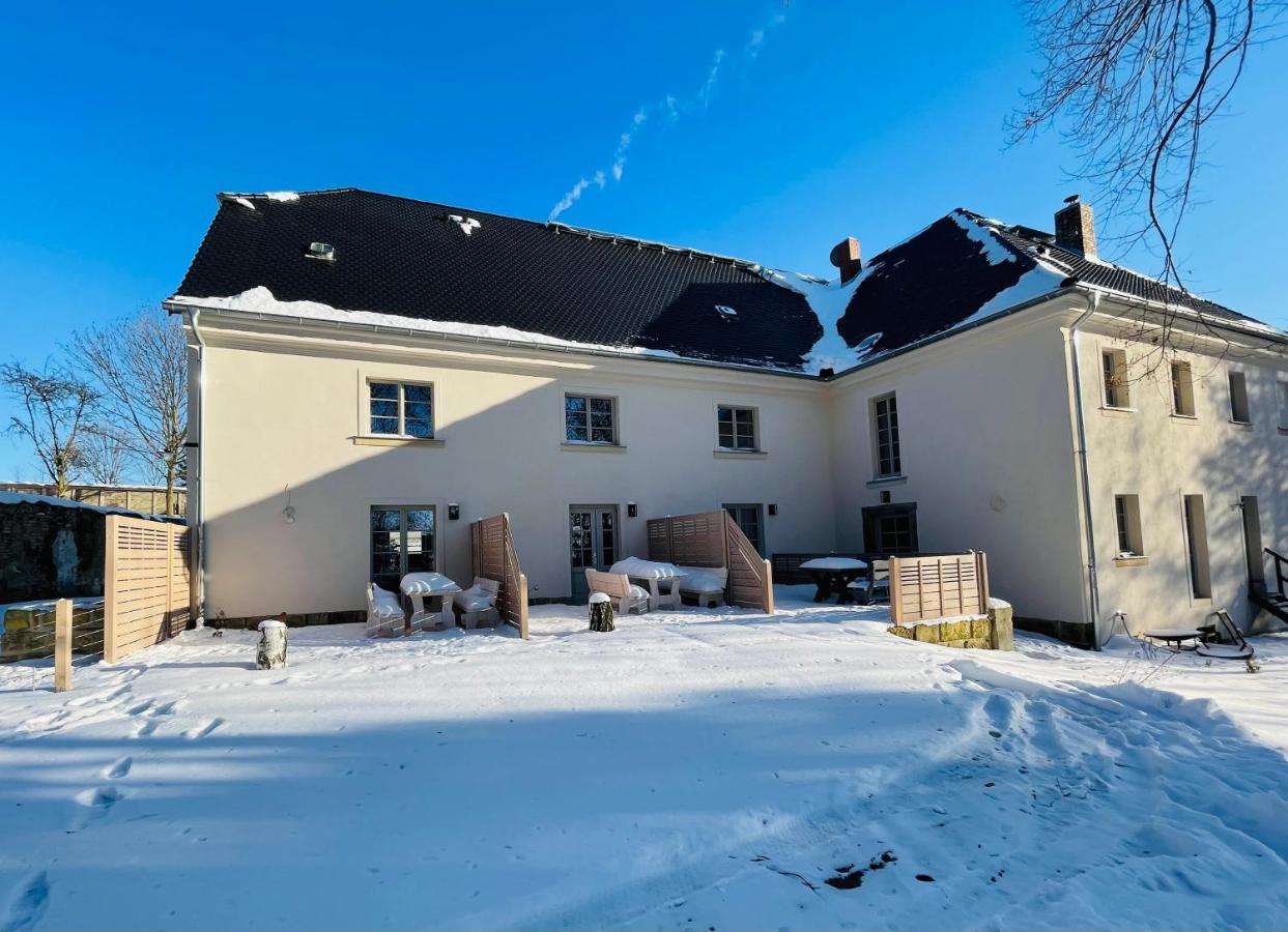Farmhouse Eckartsberg Im Zittauer Gebirge - Ferienwohnung Mit 2 Schlafzimmern, Terrasse Und Wallbox Mittelherwigsdorf Εξωτερικό φωτογραφία